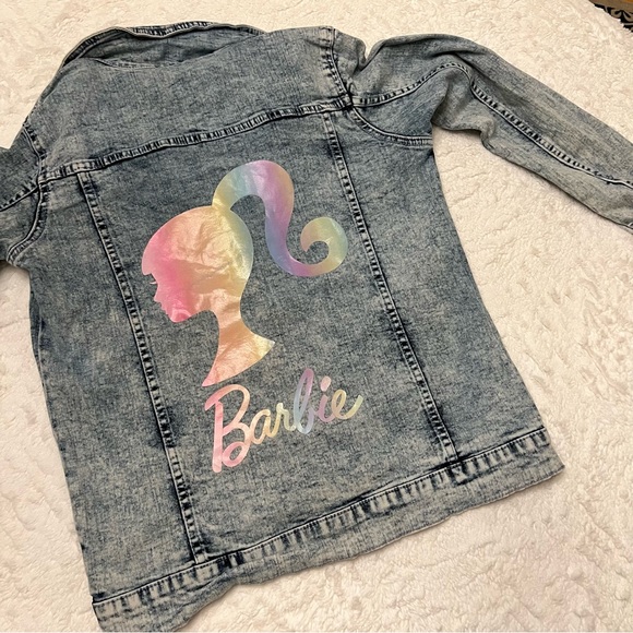Barbie Jean Jacket- girls size 14/16 - Picture 5 of 10